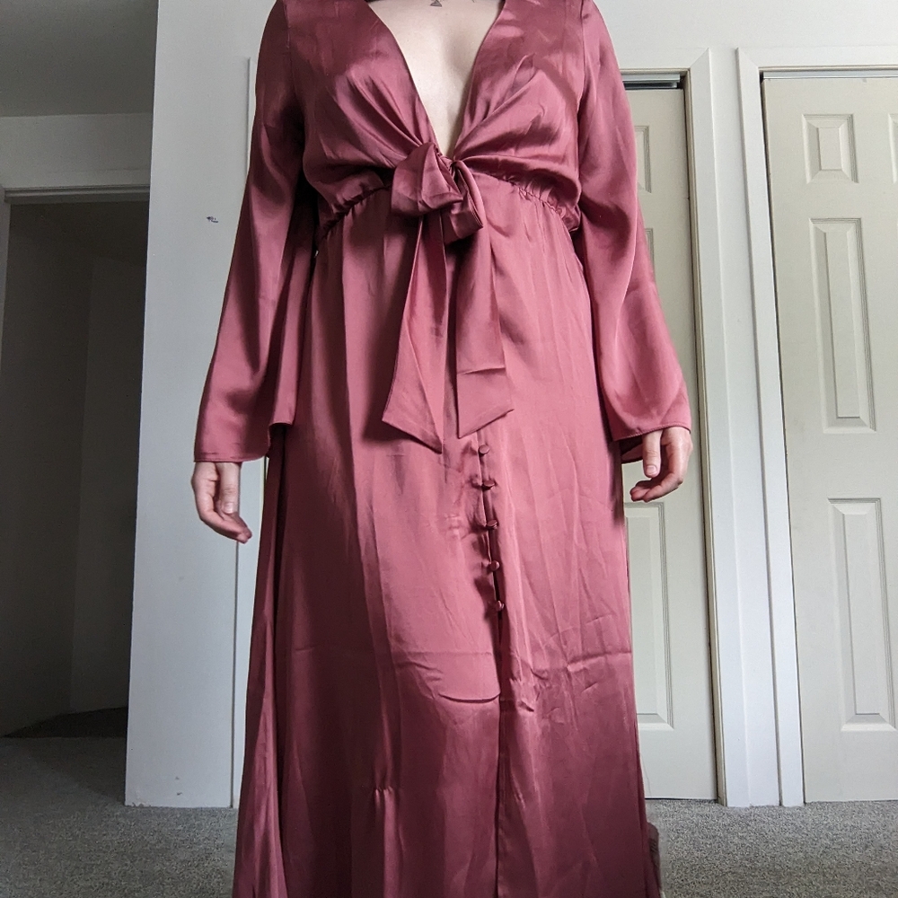 NWT ASOS Button Front Midi Dress